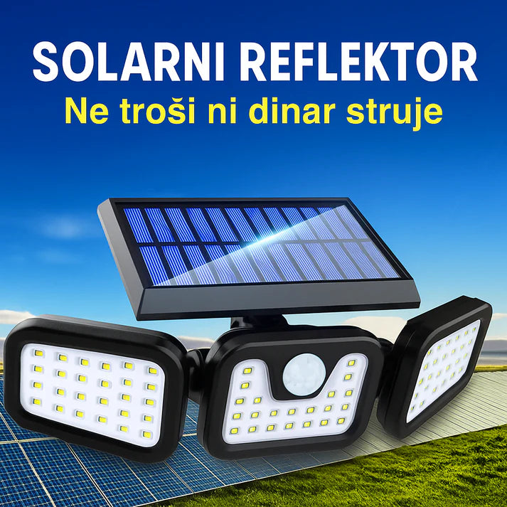 Solarni Reflektor 3-u-1 sa Senzorom Pokreta